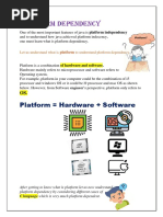 Platform Dependency