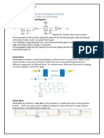 Explain Dynamic Edge Triggered Rigister Define Clock Skew and Clock Jitter