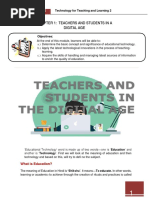 Chapter 1 - Teachers and Students in A Digital Age