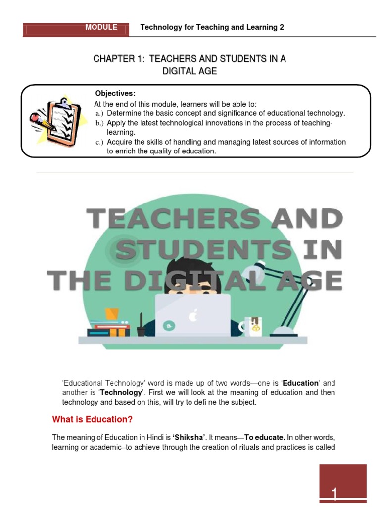 Teachers in the Digital Age | PDF | Educational Technology | Teachers