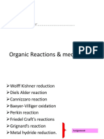 1st Chap... Organic Reactions & Mechanisms111