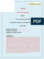 Title Page Template for Thesis