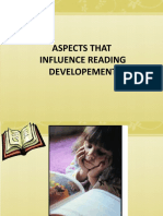 ASPECTS THAT INFLUENCE READING DEVELOPMENT (Cognitive and Affective) Urbiztondo