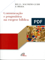 Comunicacao e Pragmatica Na Exegese Biblica by Massimo Grilli, Elzbieta M. Obara