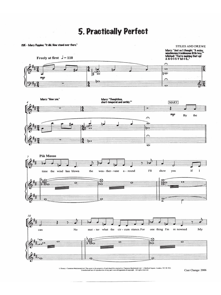 Mary Poppins Practically Perfect | PDF