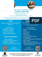 Zachry Job Fair: Be A Part of Our Extraordinary Team