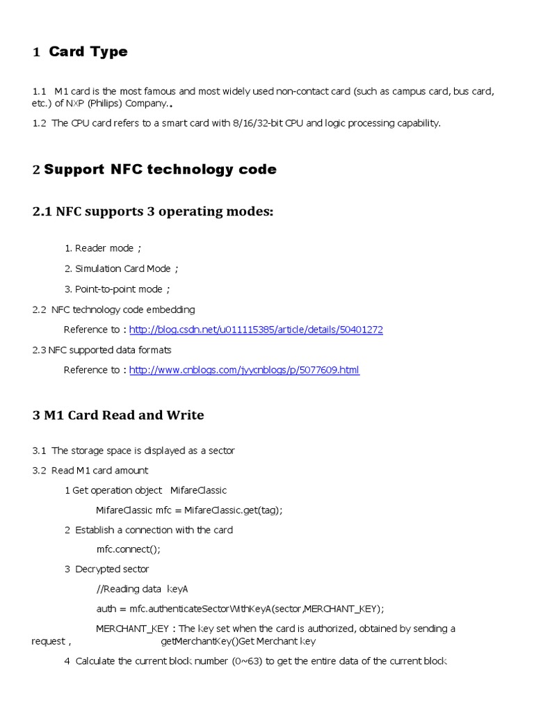 NFC Read and Write | PDF | String (Computer Science) | Computer File image.