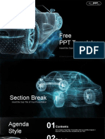 Eco Friendly Electric Car PowerPoint Templates