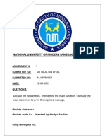 National University of Modern Languages (Numl)