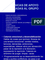 Tecnicas de Terapia de Grupo