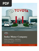 Indus Motor Compnay - Strategic Management