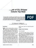Repair of CO Stripper Column Top Head: D. G. Damin and L. W. Ridenhour, JR