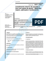 Document - Onl NBR 13867 Revestimento Interno de Paredes e Tetos Com Pastas de Gesso