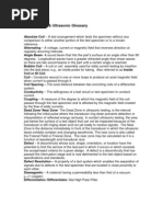 Eddy Current and UT Glossary