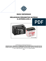 Buku Informasi Melakukan Perawatan Baterai G.45TSM01.039.2: Direktorat Jenderal Pembinaan Pelatihan Dan Produktivitas