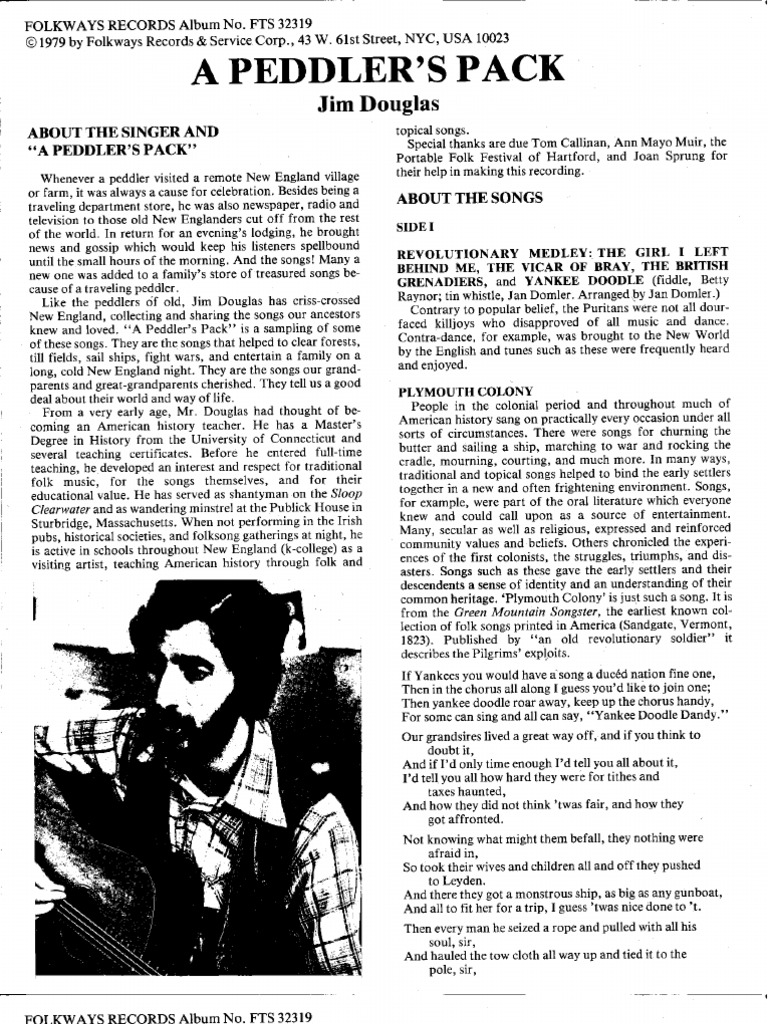 A Peddler's Pack | PDF | History