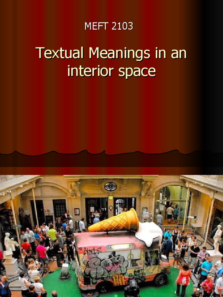 Presentation Textual Meanings | PDF