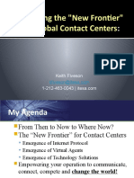 Exploring The "New Frontier" For Global Contact Centers: Keith Fiveson