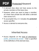 Protected Access Specifier