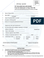 Admission Form-Class-VII&VIII-CCKK-2021