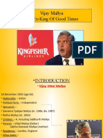 Vijay Mallya The Ex-King of Good Times