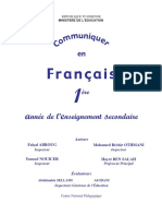 Communiquer en Français - 1er de l'Enseignement Secondaire