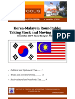 Korea Malaysia Roundtable: Taking Stock and Moving Forward: Focus Isis
