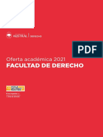 Oferta Académica Derecho 2021 - Universidad Austral