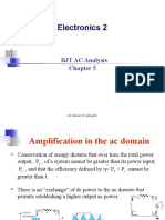 Electronics 2: BJT AC Analysis