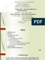 TRABAJO 2 - NEWTON - LEYES DEL MOVIMIENTO