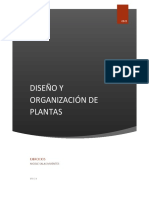 Diseño Y Organización de Plantas: Ejercicios