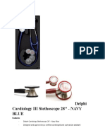 Delphi Cardiology III Stethoscope 28