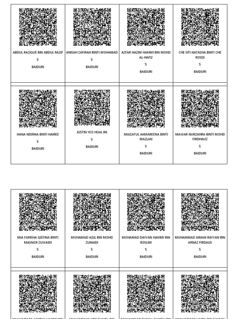 Cut Out QR Tahun 5 | PDF | Religion And Belief
