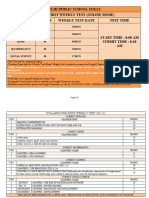 Class10 Exam Schedule