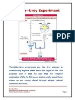 Miller Urey Experiment