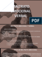 Maltrato Verbal y Emocional