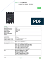 Disjuntores EasyPact EZC - EZC250N3250