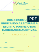 Ebook Brincadeiras Habilidades Auditivas