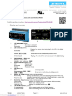 Quick Guide TR1200: 1 Display and Controls