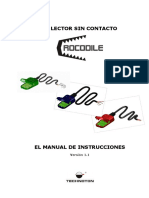 El Lector Sin Contacto Crocodile El Manual de Instrucciones