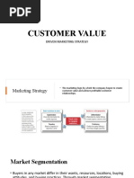 Customer Value: Driven Marketing Strategy