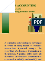 The Accounting Cycle:: Capturing Economic Events