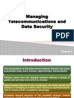 ASM551 - Chap 9 - Managing Telecommunications and Data Security