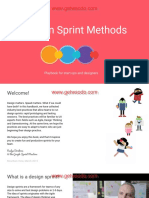 Design Sprint Methods: Playbook For Start Ups and Designers