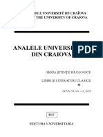 Analele Univ Cv-limbi Si Literaturi Clasice Nr. 1-2.2009 (1)