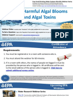 EPA Small Systems Webinar Series-Harmful Algal Blooms