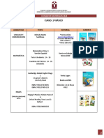 Lista de Materiales 1°básico 2020