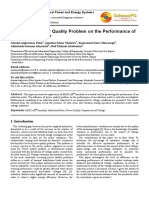 Influence of Power Quality Problem On The Performance of