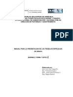 Manual para La Presentación de T.E. de Grado. ENAHP. Versión Completa