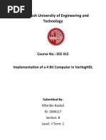 Bangladesh University of Engineering and Technology: Course No.: EEE 415